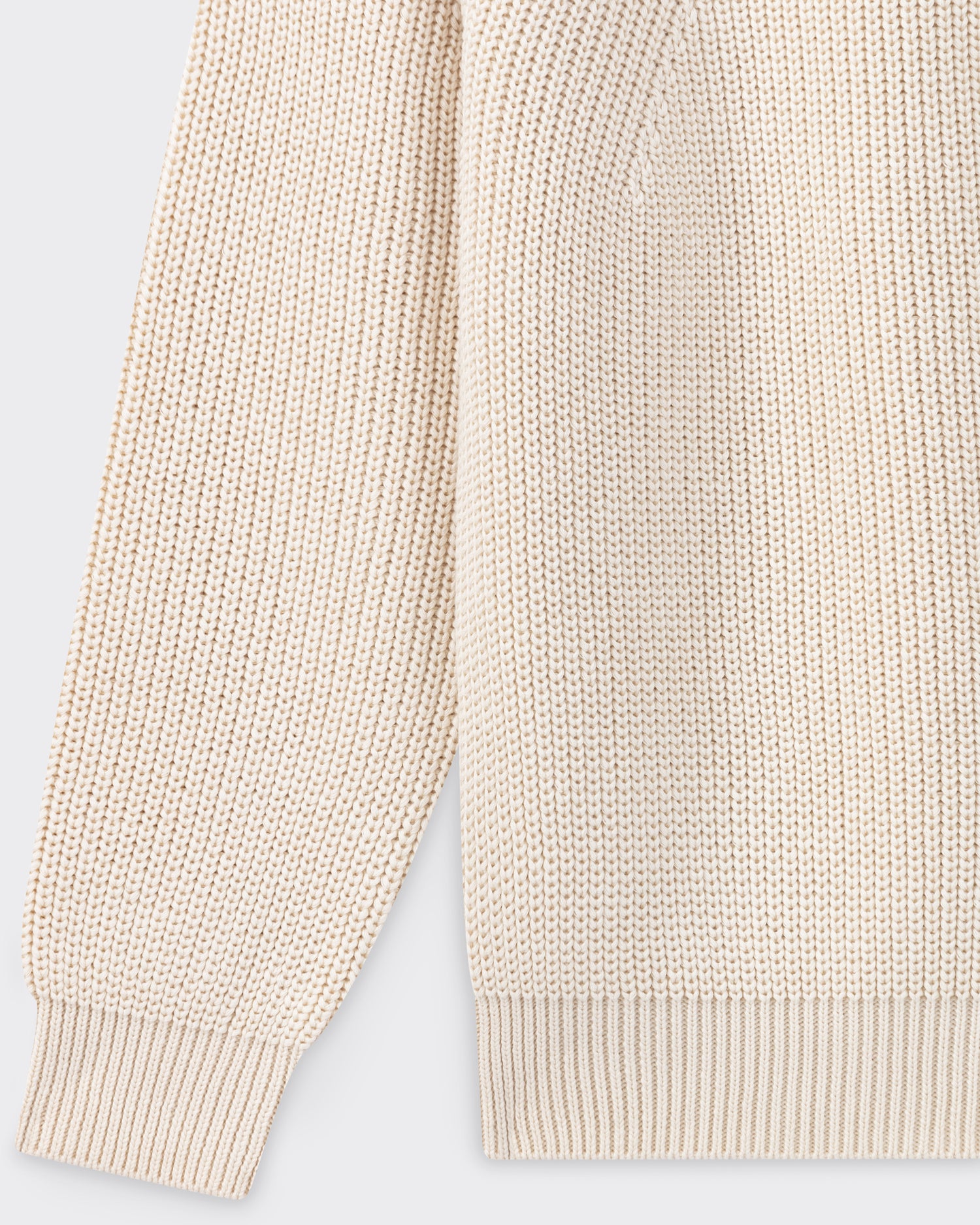 Batoner Signature Giza Cotton Sweater | Made in Japan Sleeve