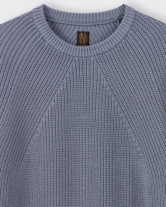 Batoner Signature Giza Cotton Sweater | Made in Japan Detail