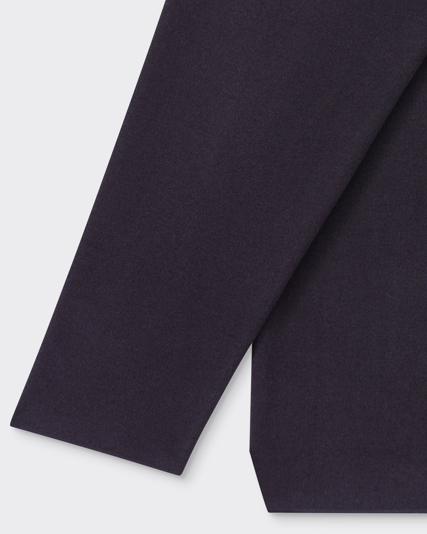 Long-Sleeve Cotton T-Shirt: Navy