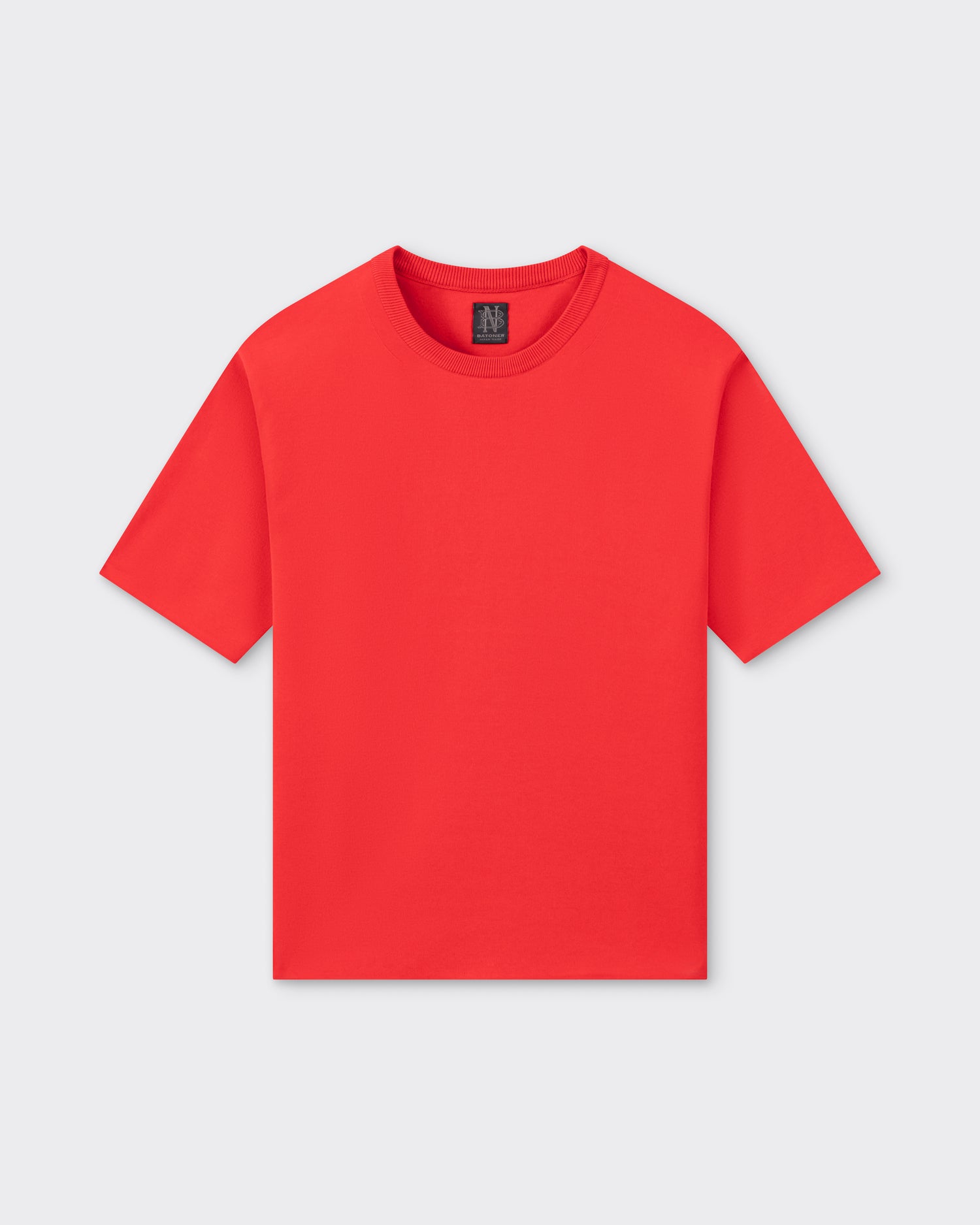 T-shirt Batoner coton japonais 32G, vue de face, coloris rouge