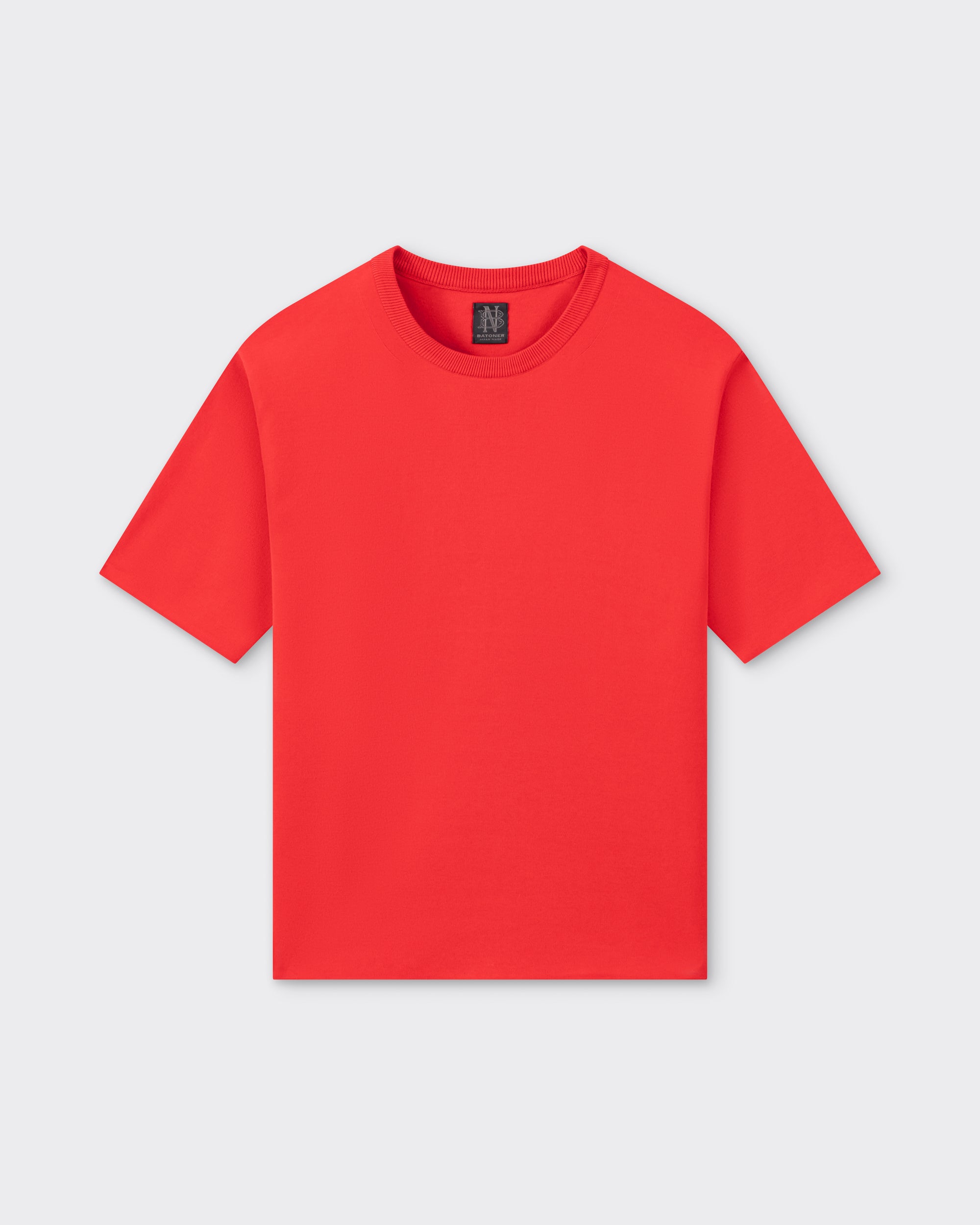 T-shirt Batoner coton japonais 32G, vue de face, coloris rouge