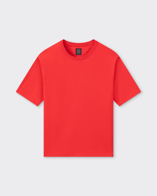 T-shirt Batoner coton japonais 32G, vue de face, coloris rouge