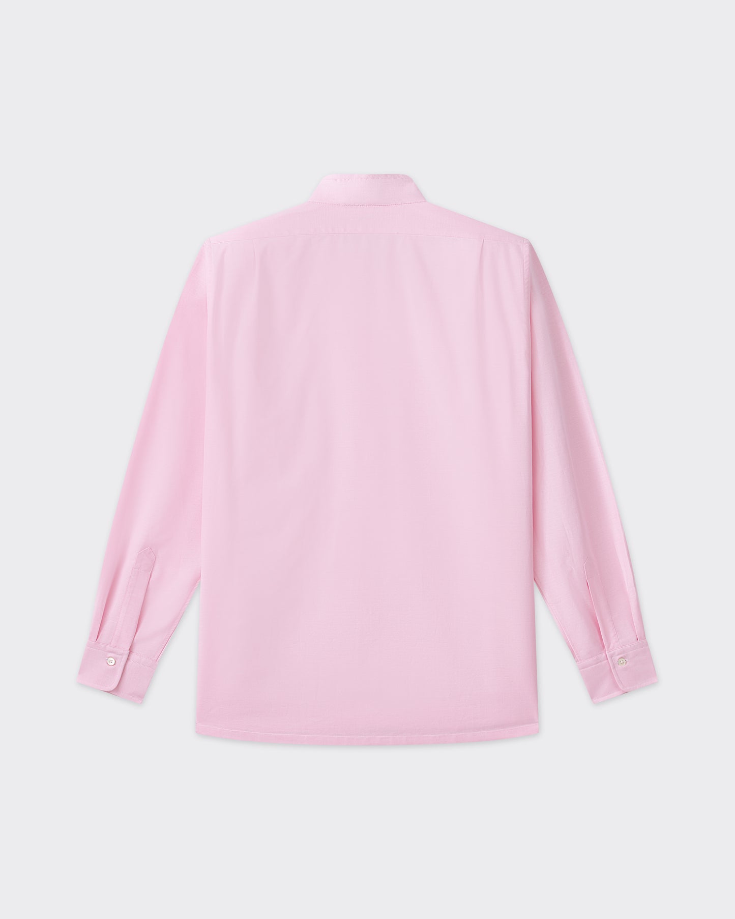 Back view, pink cotton oxford shirt, BEIGE HABILLEUR PARIS