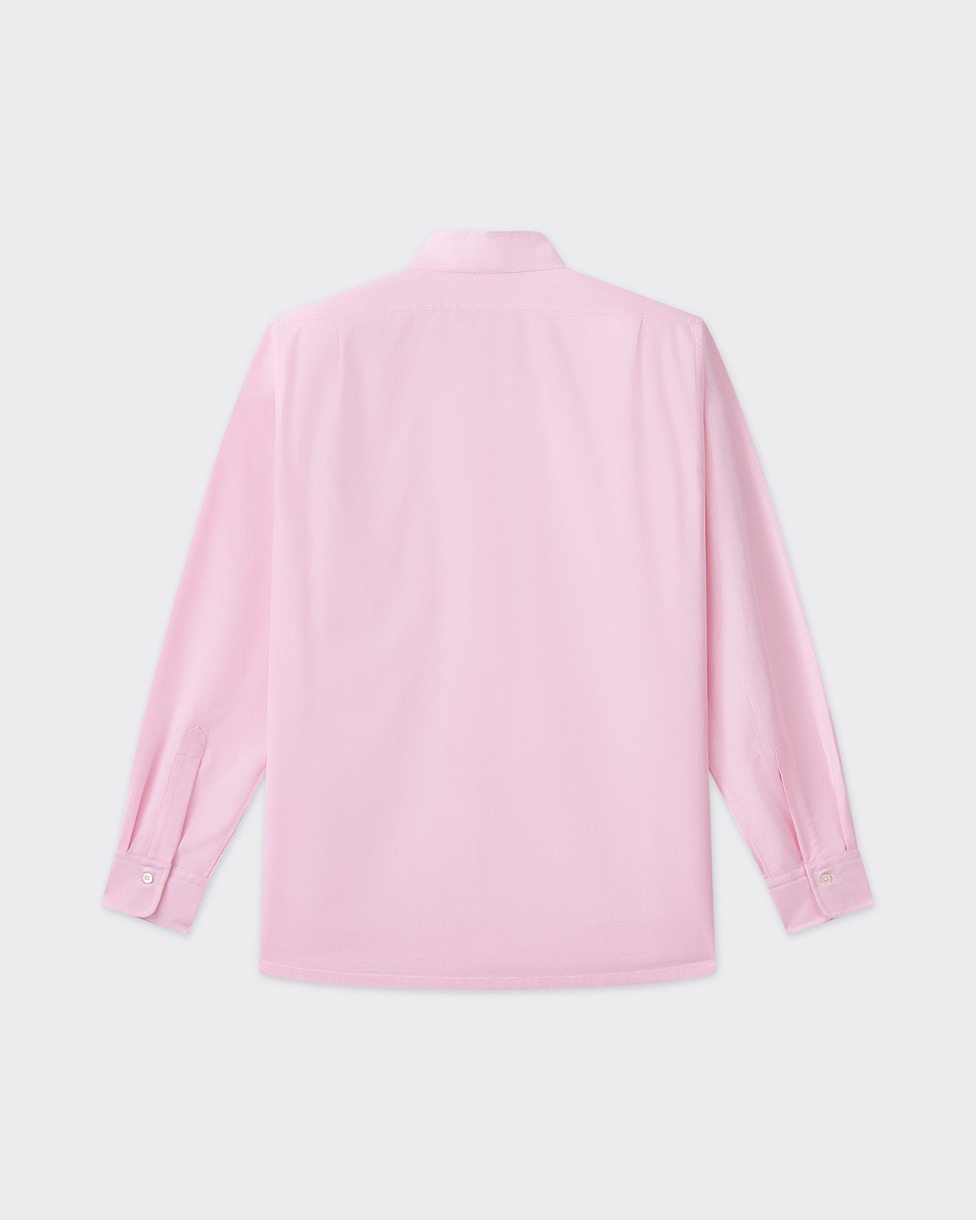 Back view, pink cotton oxford shirt, BEIGE HABILLEUR PARIS