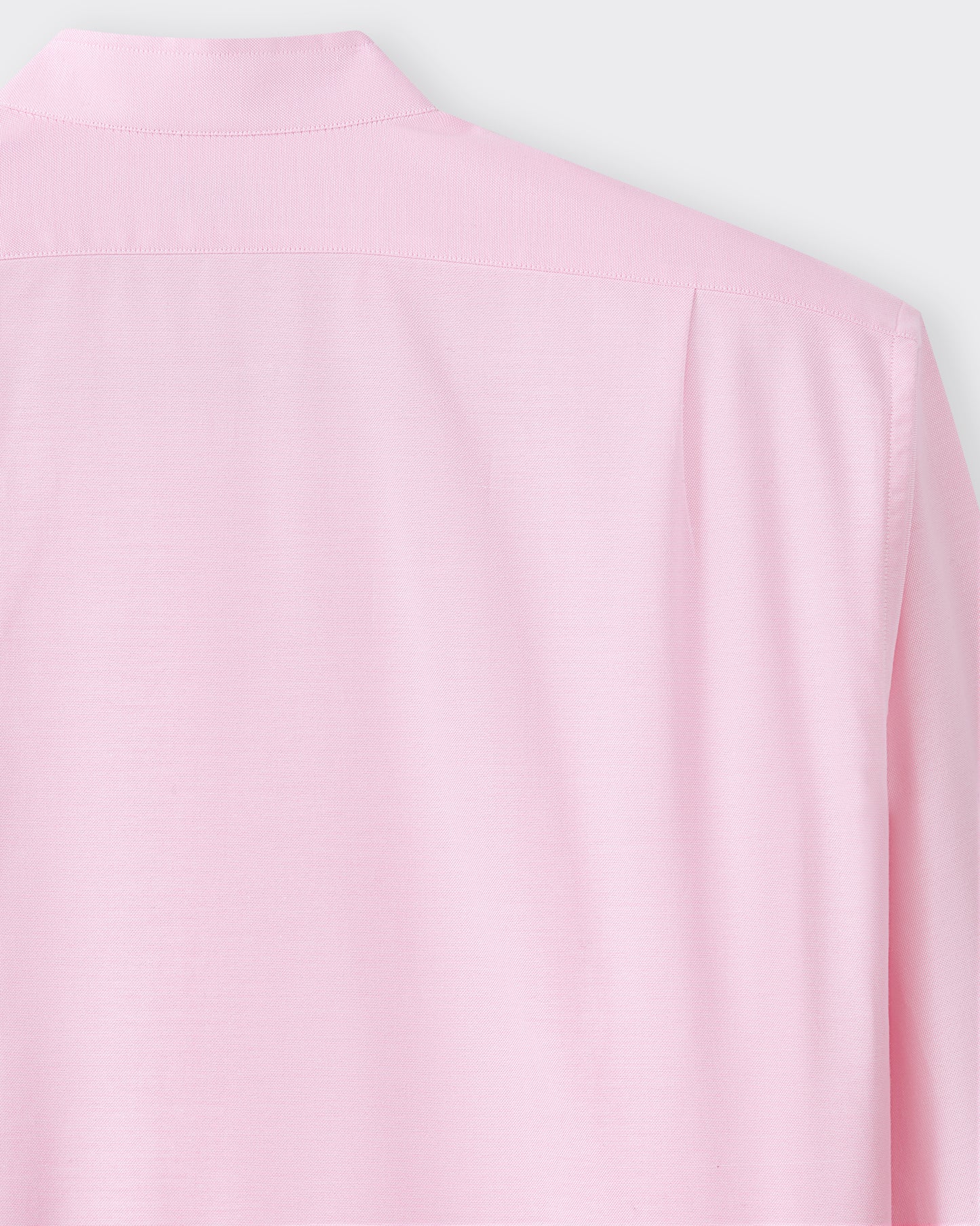 Back pleats detail, pink oxford shirt, BEIGE HABILLEUR PARIS