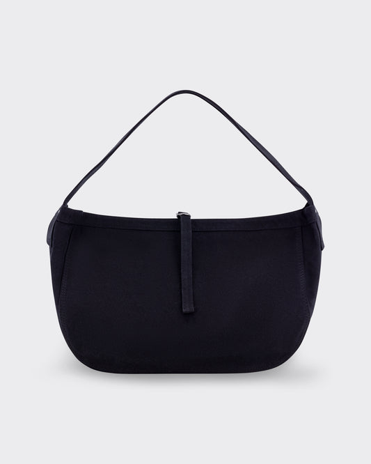 Sac Newsboy T.T Lot.004, vue face, soufflet large et rivets en fer brut