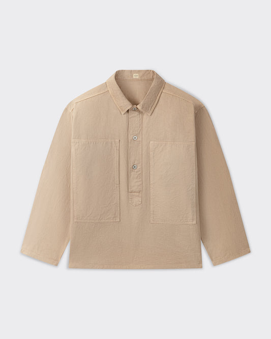 T.T Lot.326 smock U.S. Army en coton teinture Yakusugi, vue de face