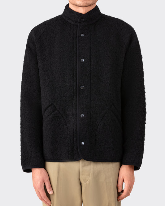“Contour” Wool Jacket : Black 