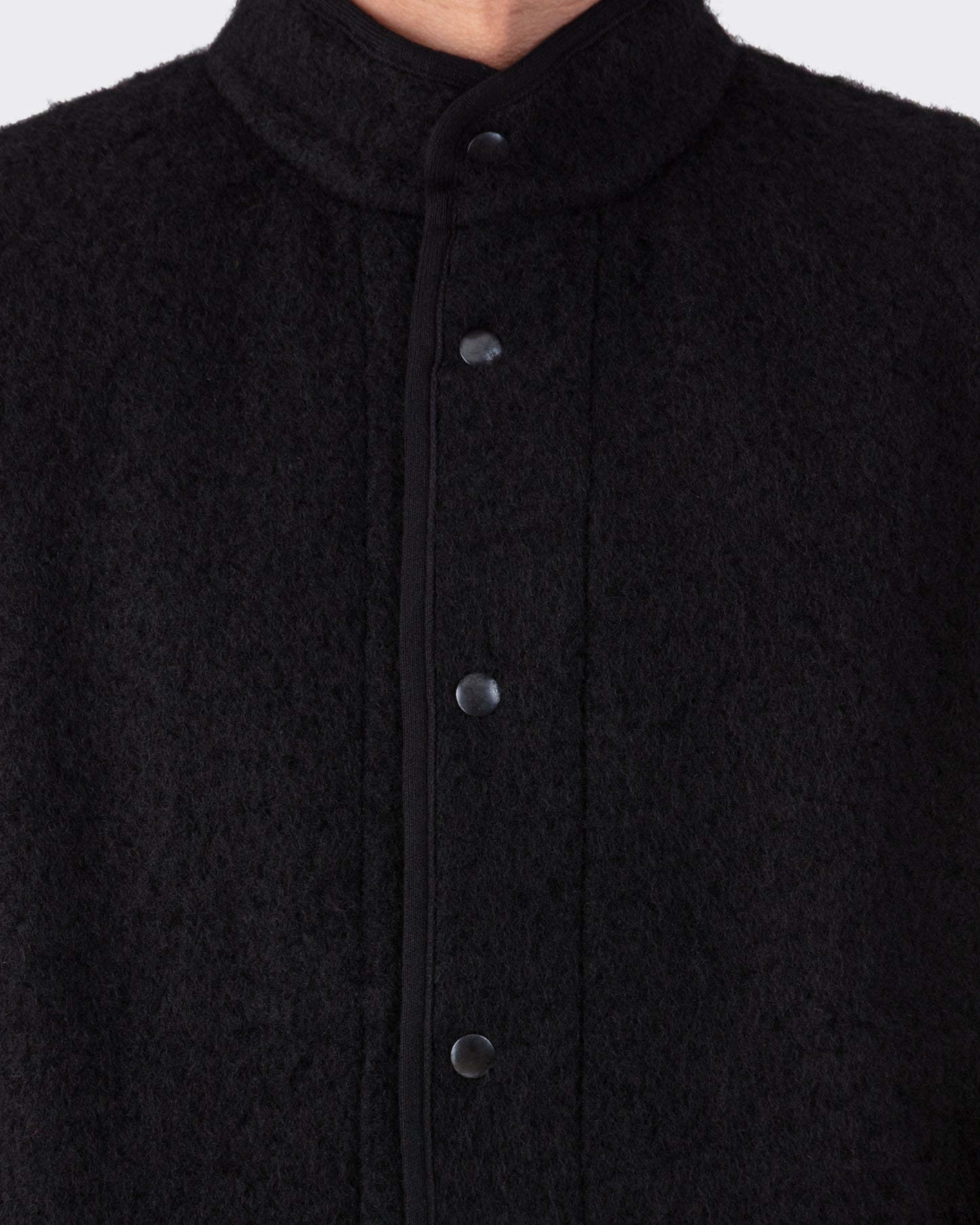 “Contour” Wool Jacket : Black 