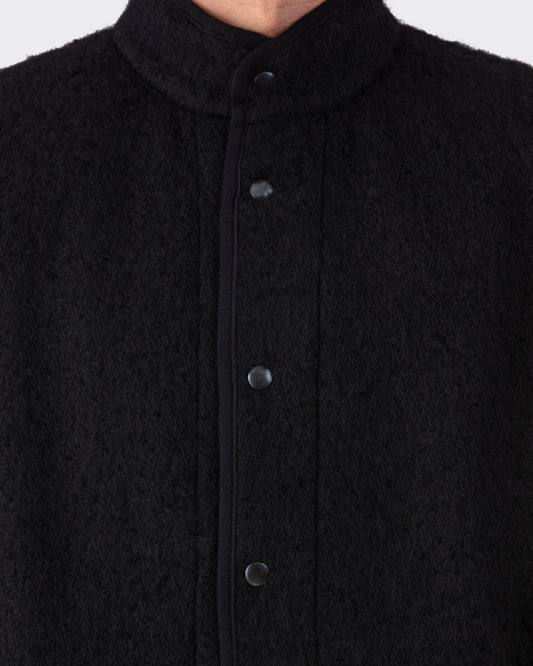 “Contour” Wool Jacket : Black 