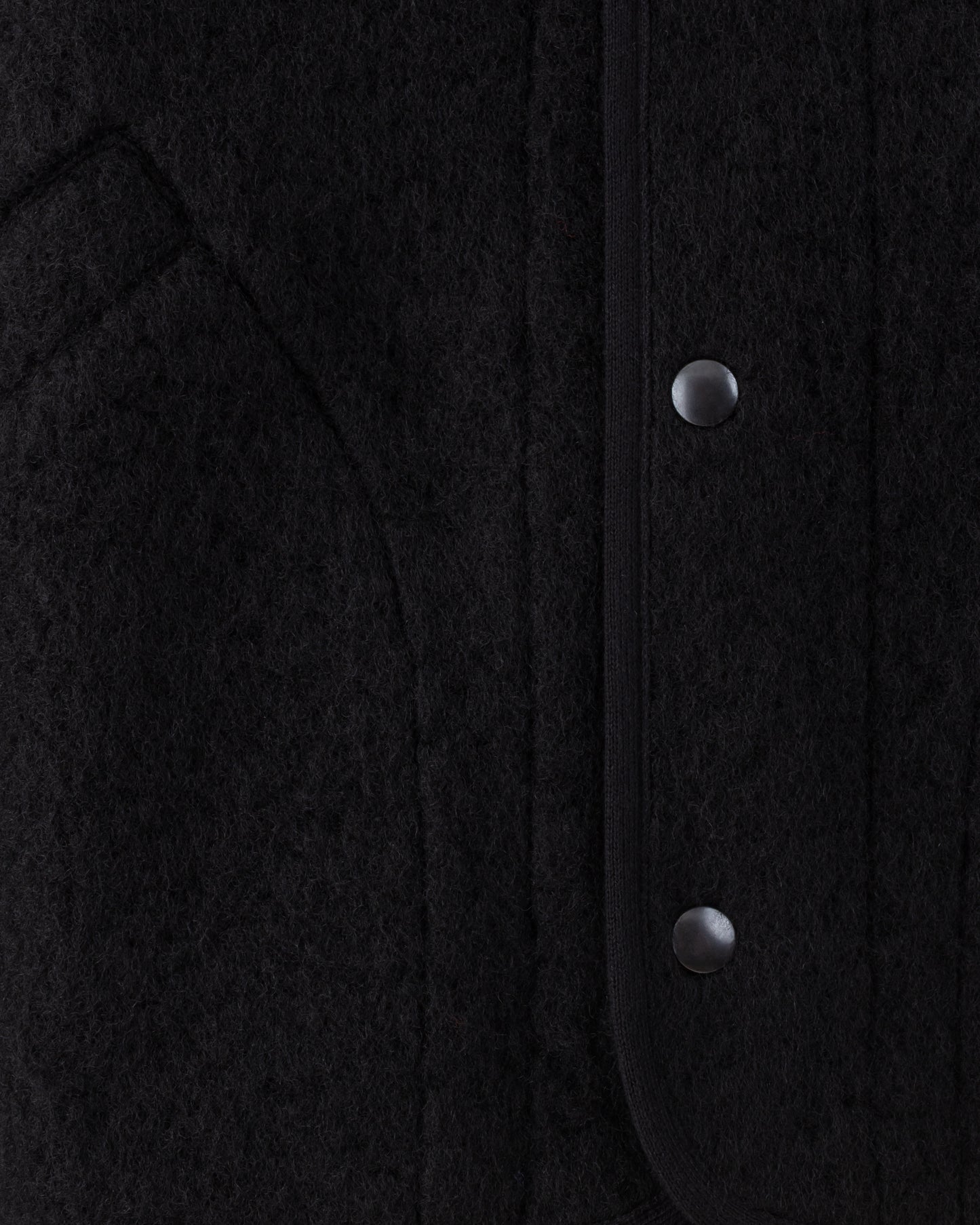 “Contour” Wool Jacket : Black 