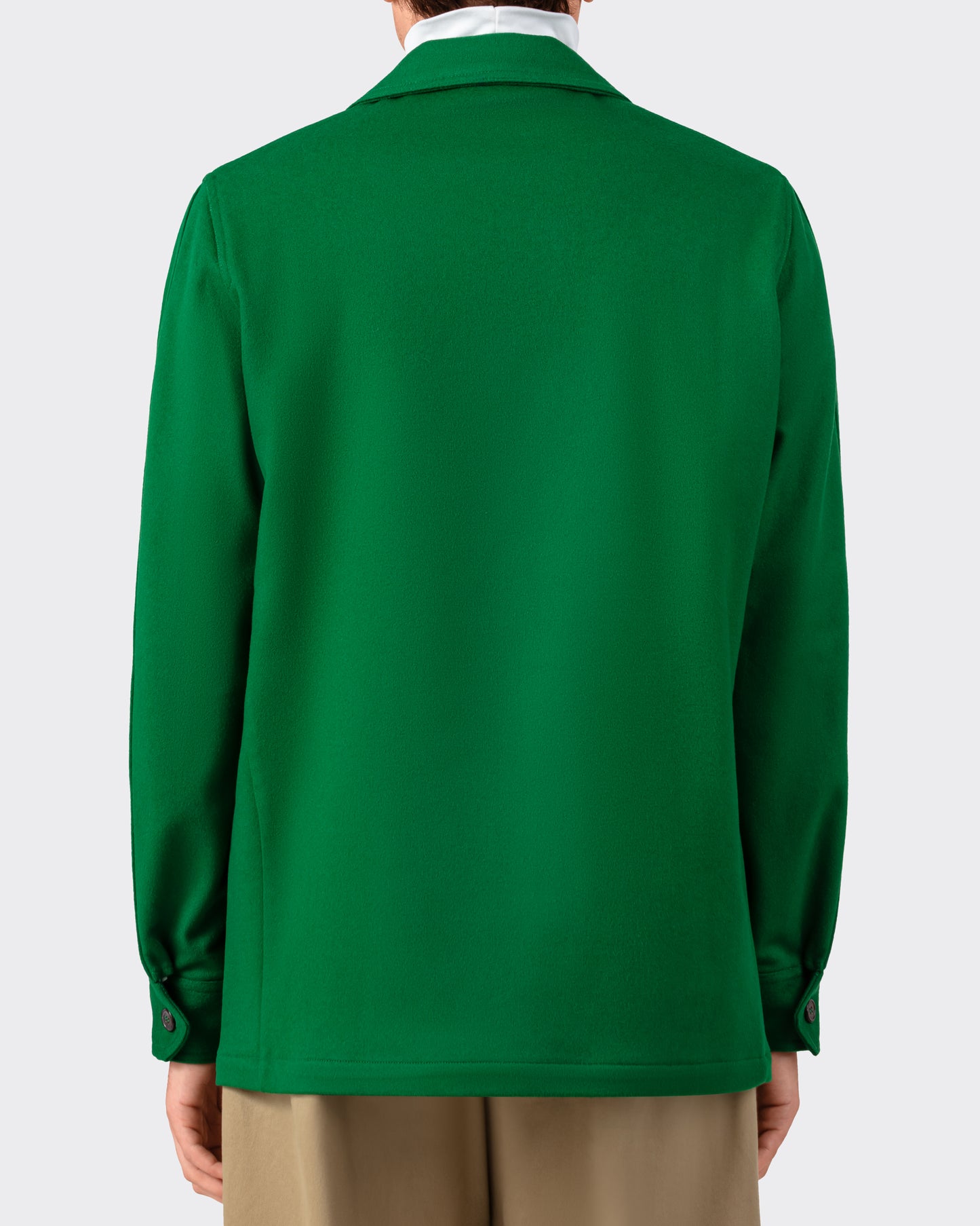 Teba Jacket en Laine Mérinos : Vert