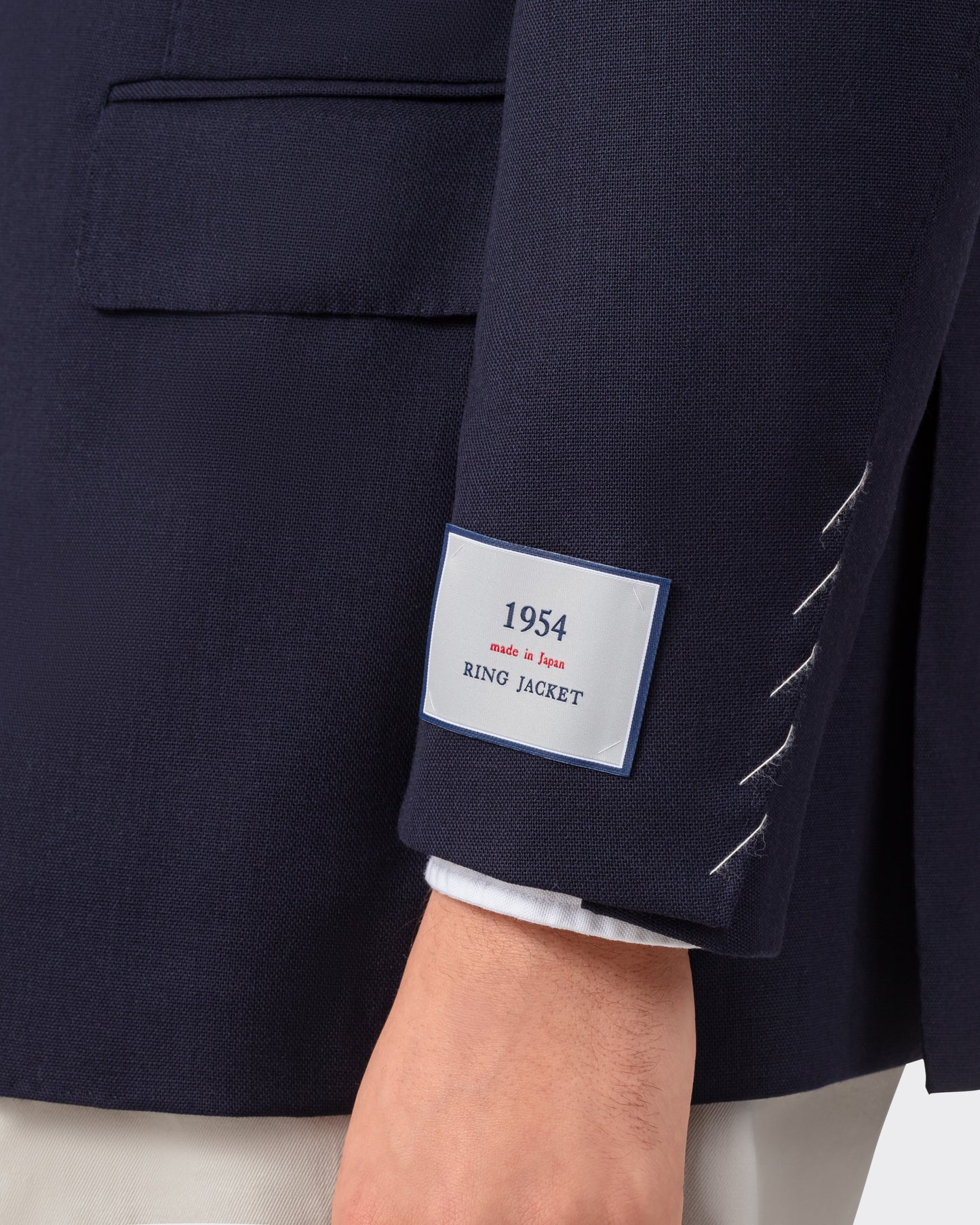 "Balloon” Wool Blazer : Navy