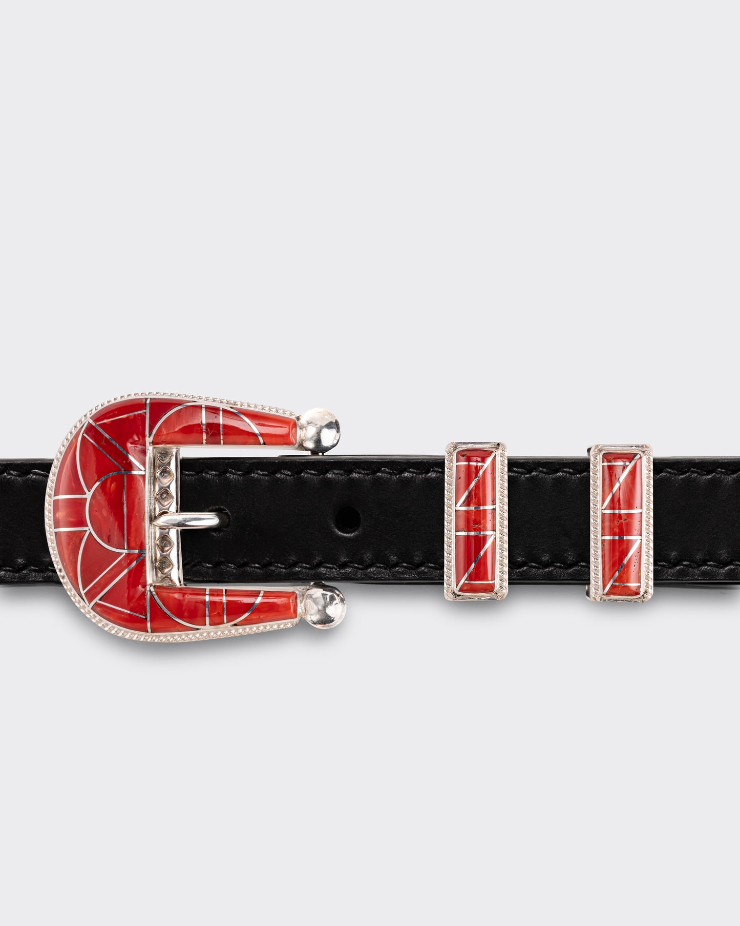 Ranger Belt Amérindienne en Corail : Noir