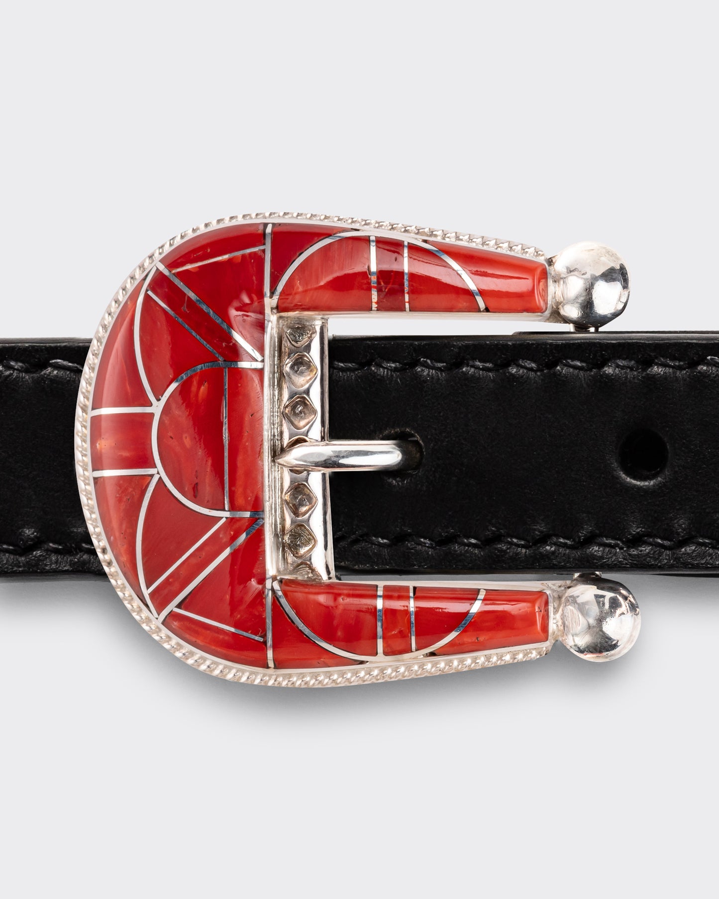Ranger Belt Amérindienne en Corail : Noir