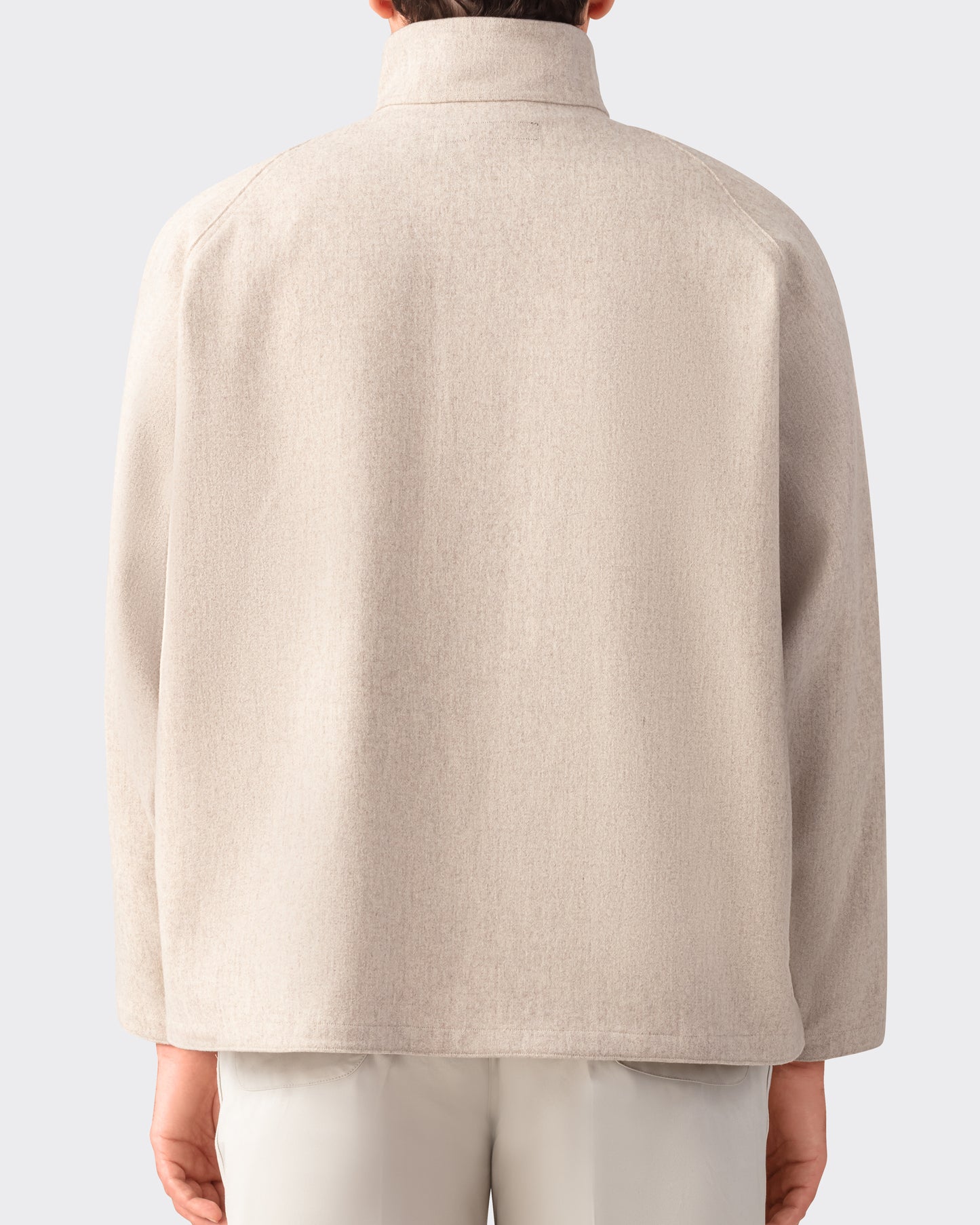 Melton Wool Jacket : Beige