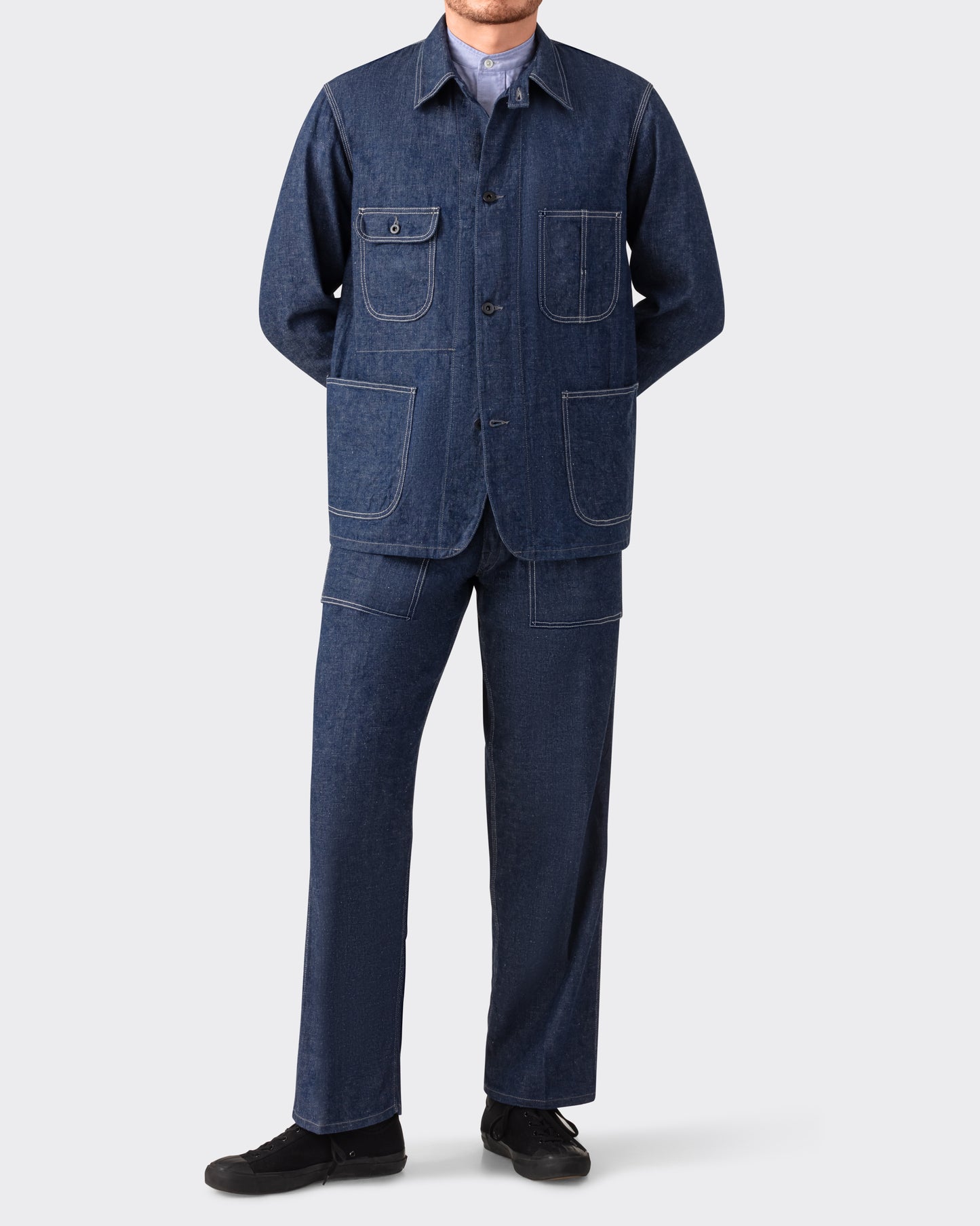 Pantalon “PAUL” en Denim : Indigo