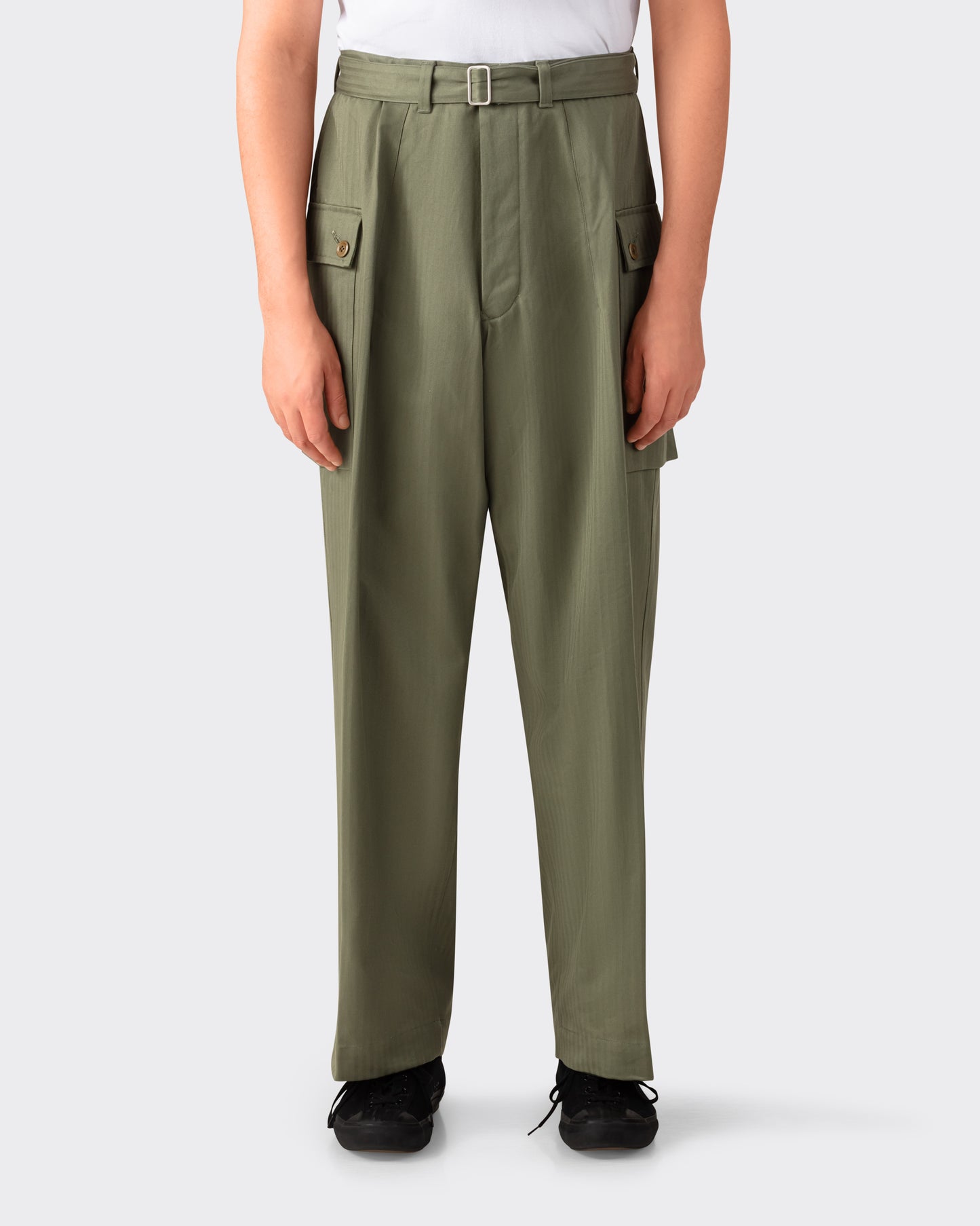 Cargo Trousers : Olive