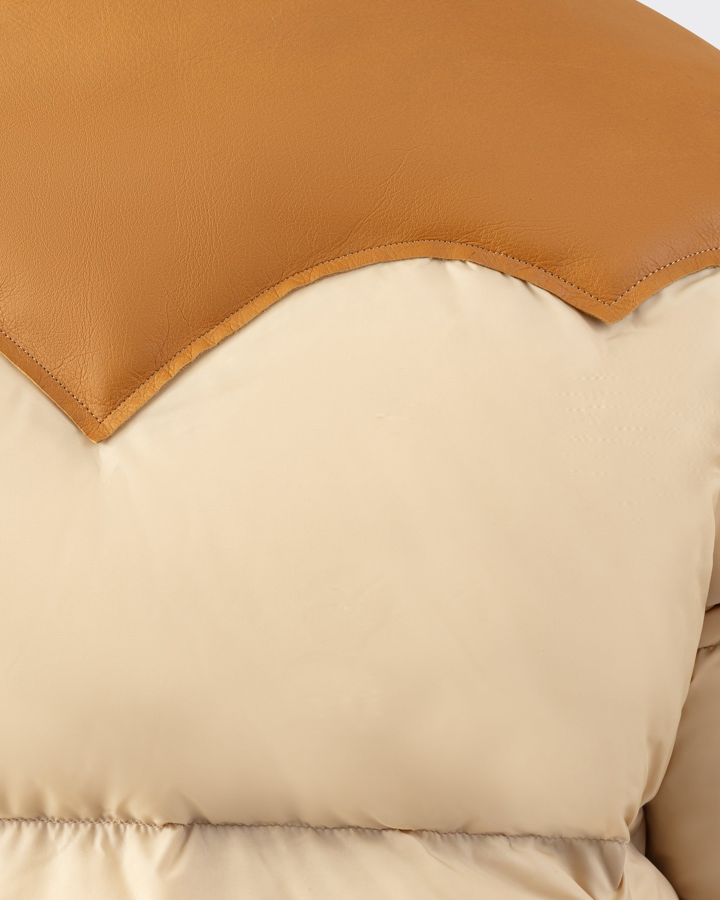 Doudoune « Christy » Col Shearling : Beige