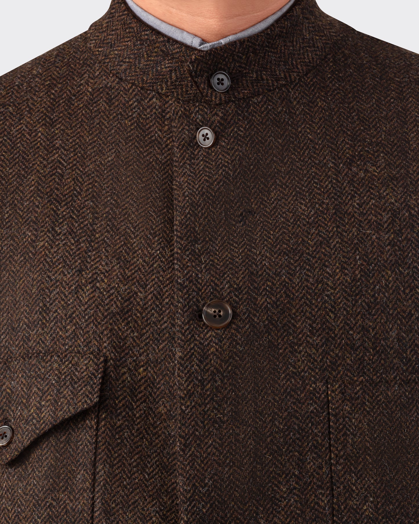 Veste Mod.4-A2 “Tropical Officer” en Tweed : Marron