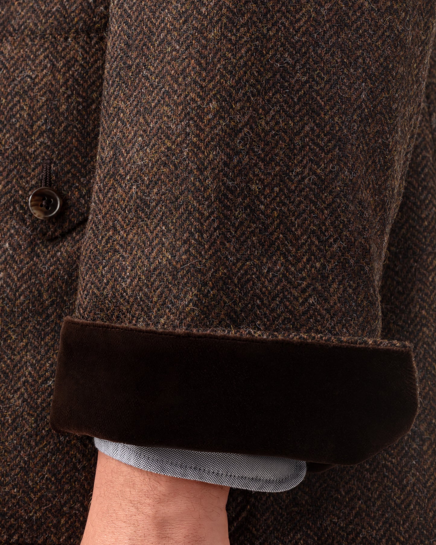 Veste Mod.4-A2 “Tropical Officer” en Tweed : Marron