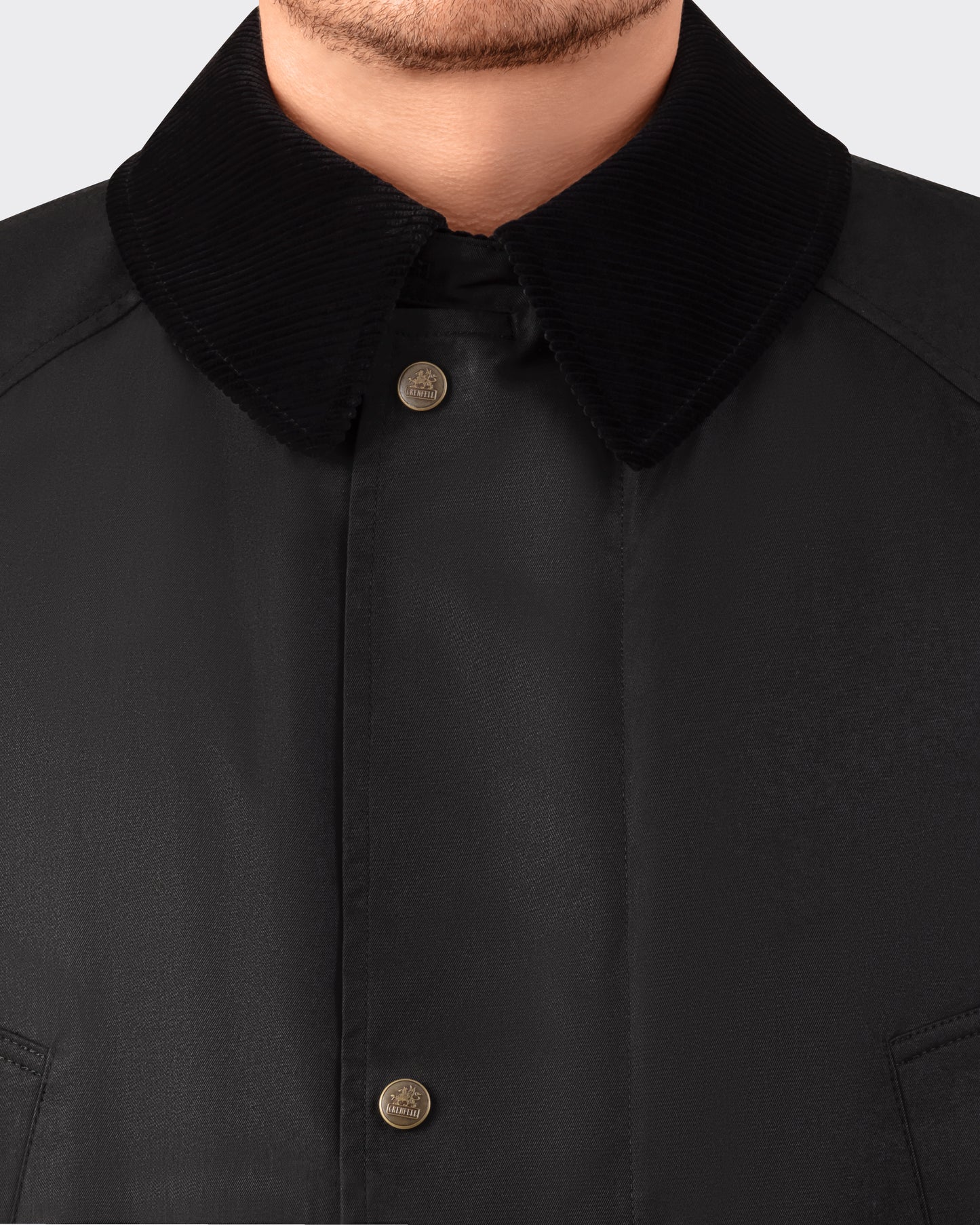 Hunting  Jacket en Coton : Noir