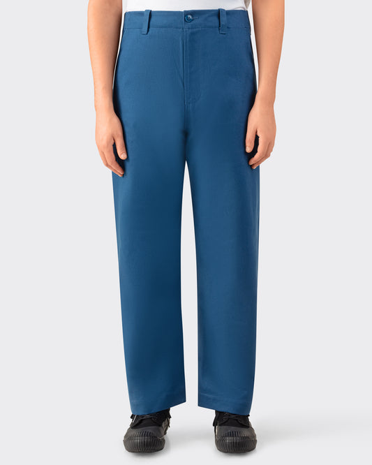 Pantalon "Lux P" Oxford de Coton : Bleu