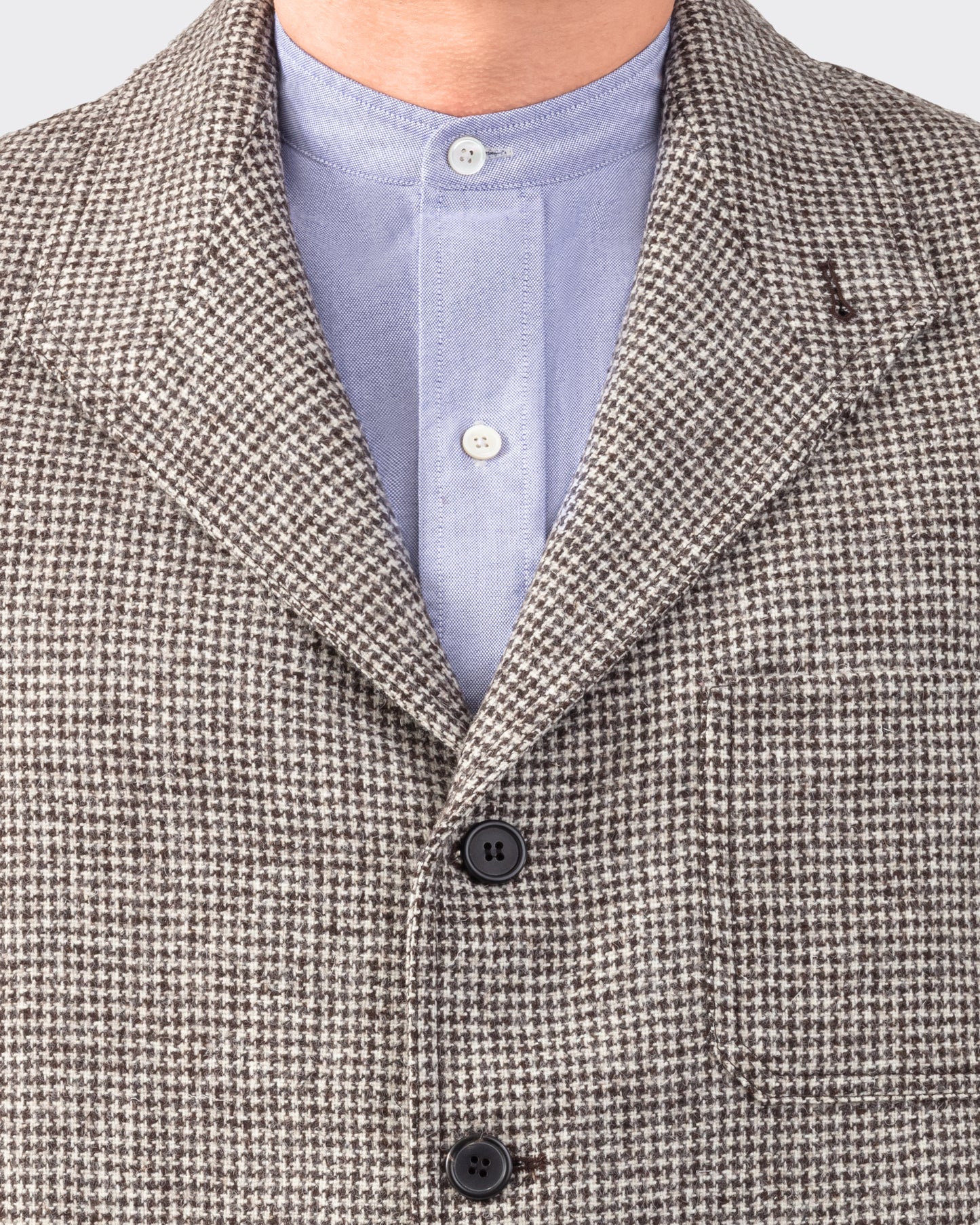 Teba Jacket Laine Vierge : Beige-Écru