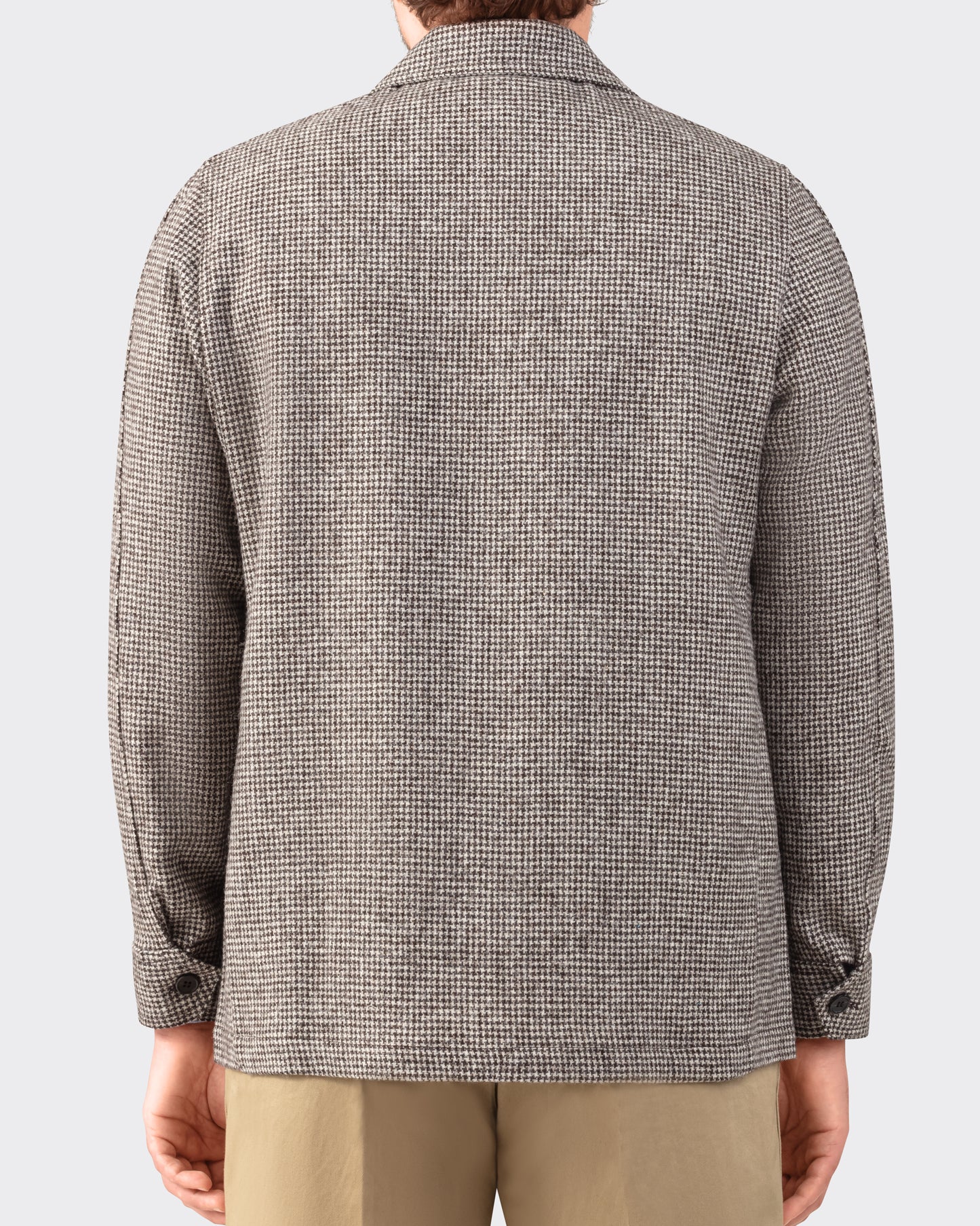 Teba Jacket Laine Vierge : Beige-Écru