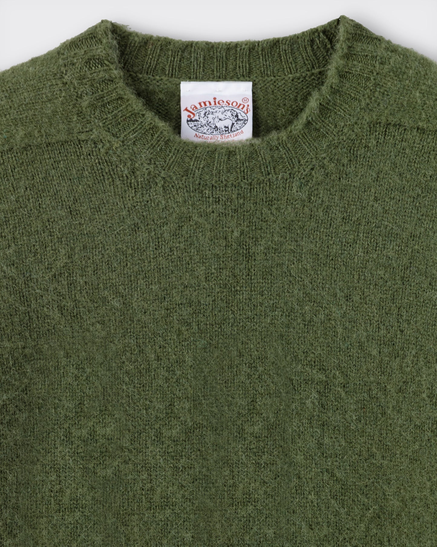 Brushed Wool Crewneck Knit : Ivy