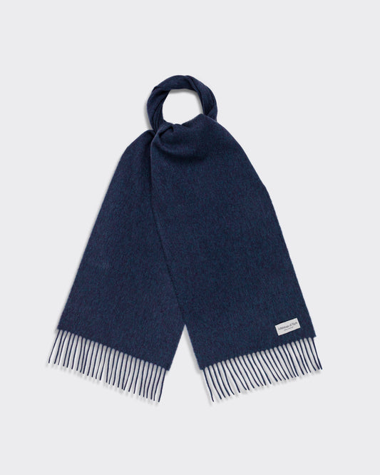 Écharpe Cachemire : Bleu Mélange