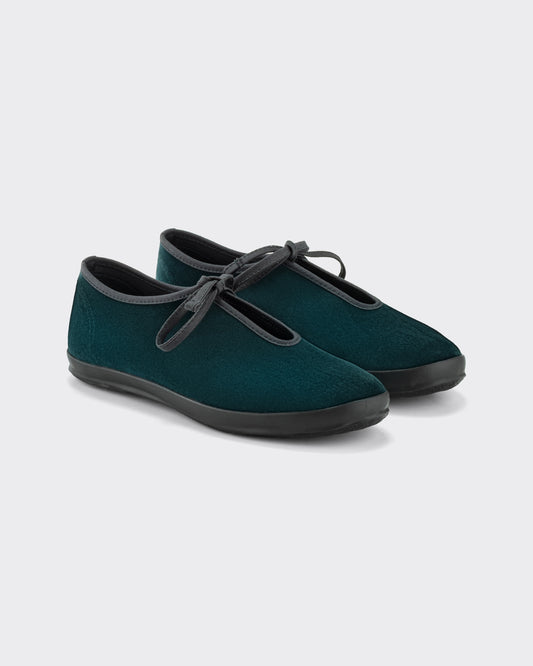 Women Lite Prim in Velvet : Prussian Blue