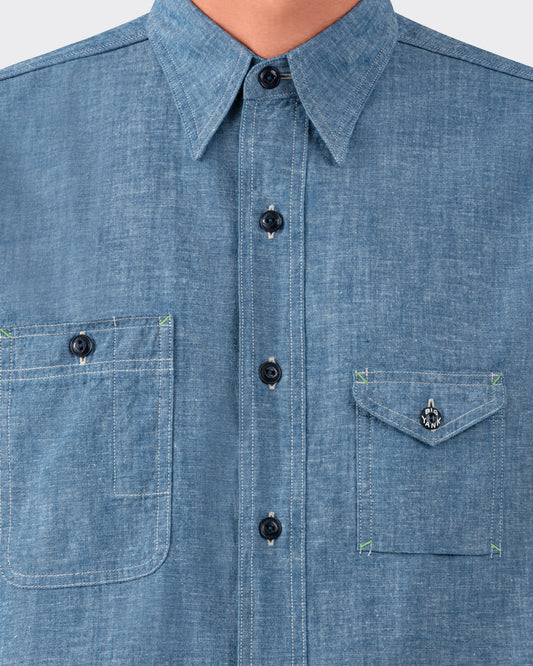 Chemise 1935 en Chambray : Indigo