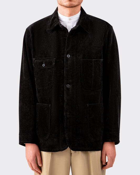 “JACKSON” Corduroy Jacket : Black