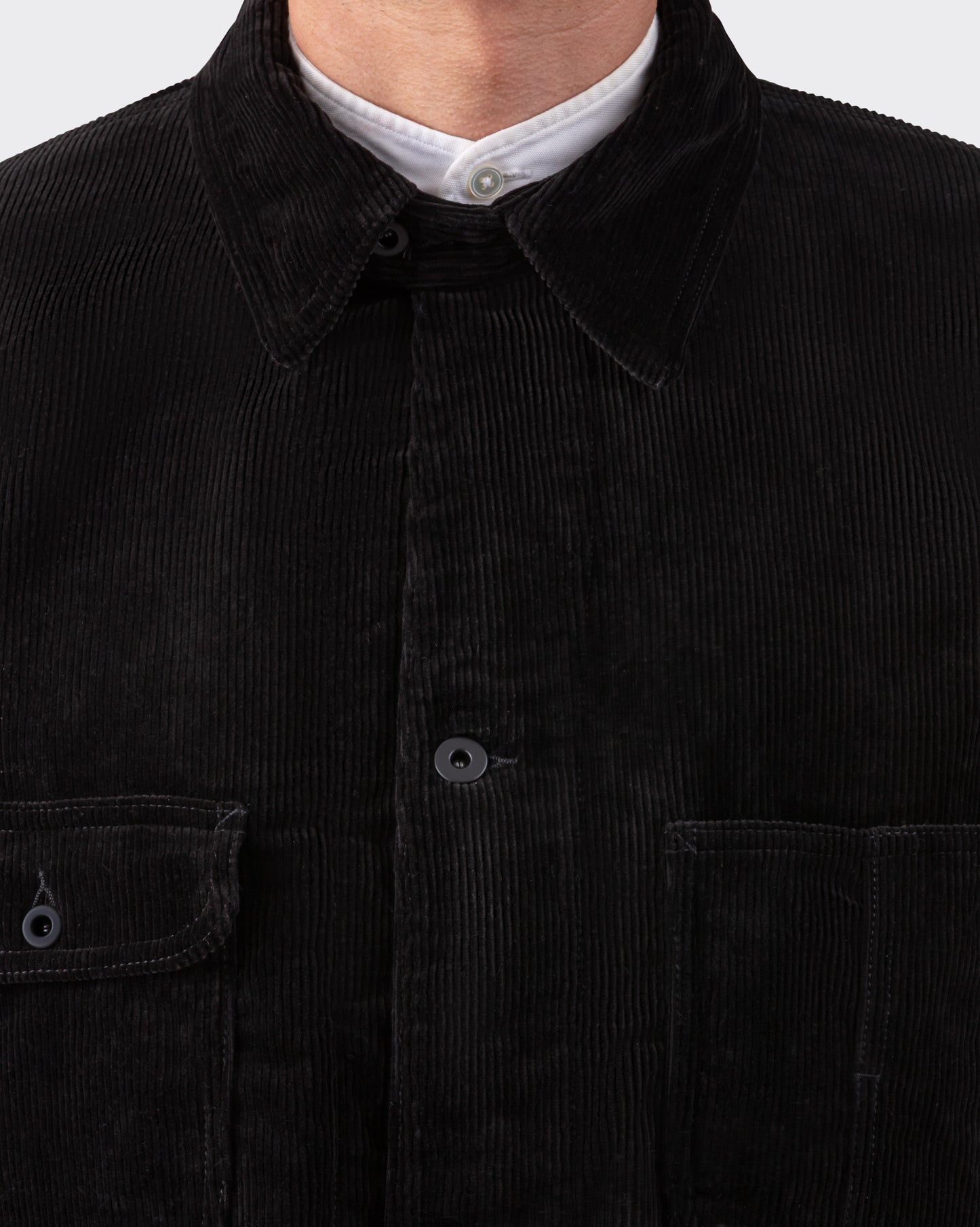“JACKSON” Corduroy Jacket : Black