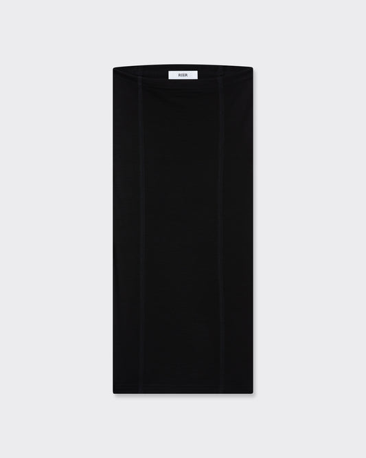 Wool Jersey Neck Warmer : Black