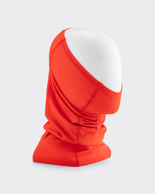 Wool Jersey Neck Warmer : Orange