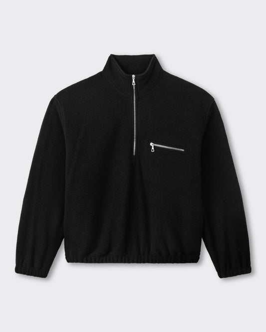 Polaire en Laine : Noir