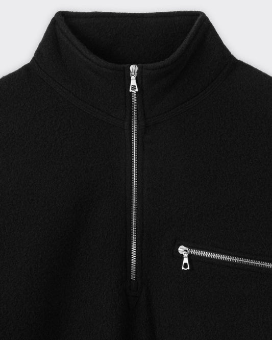 Polaire en Laine : Noir