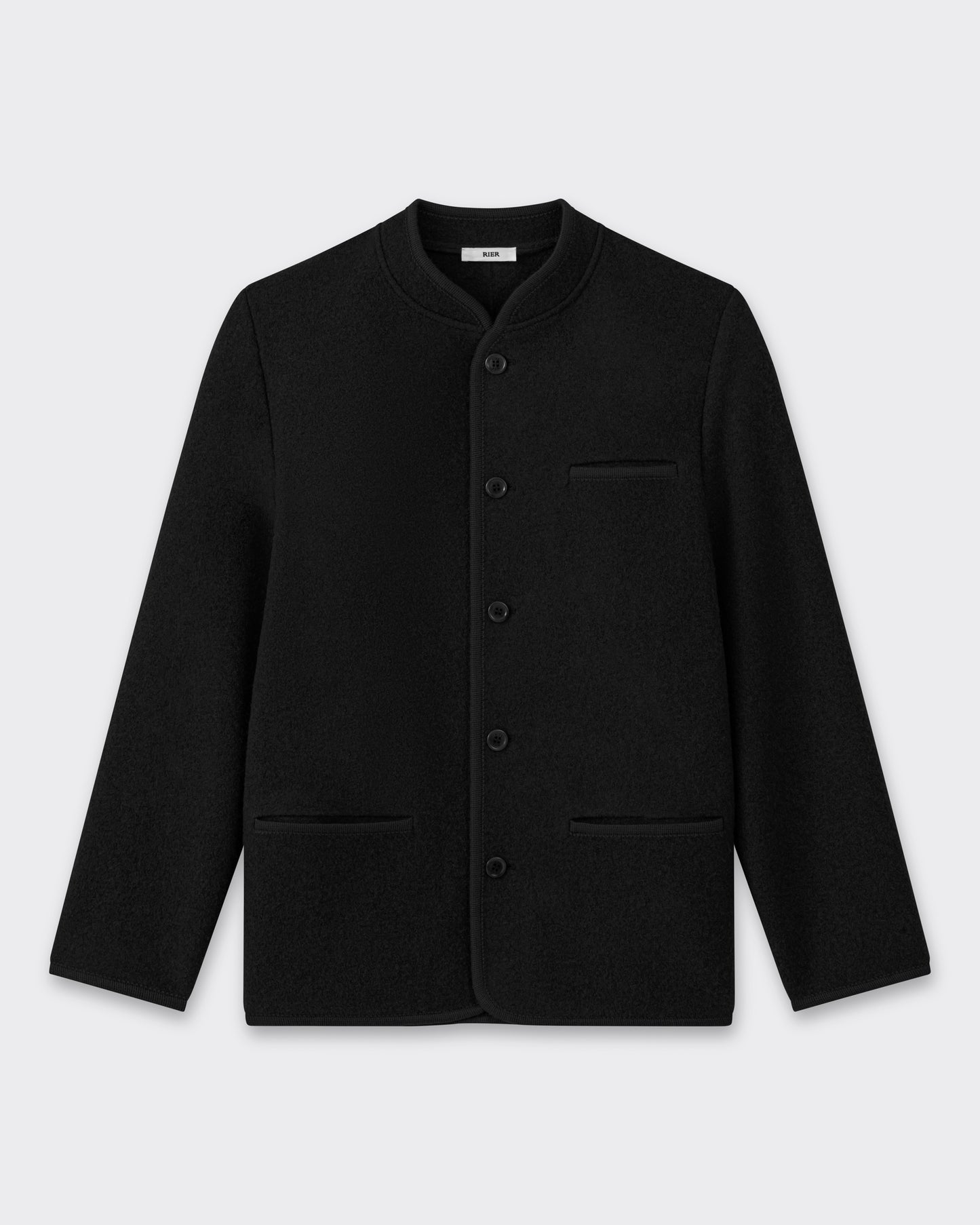 Walker Wool Jacket: Black