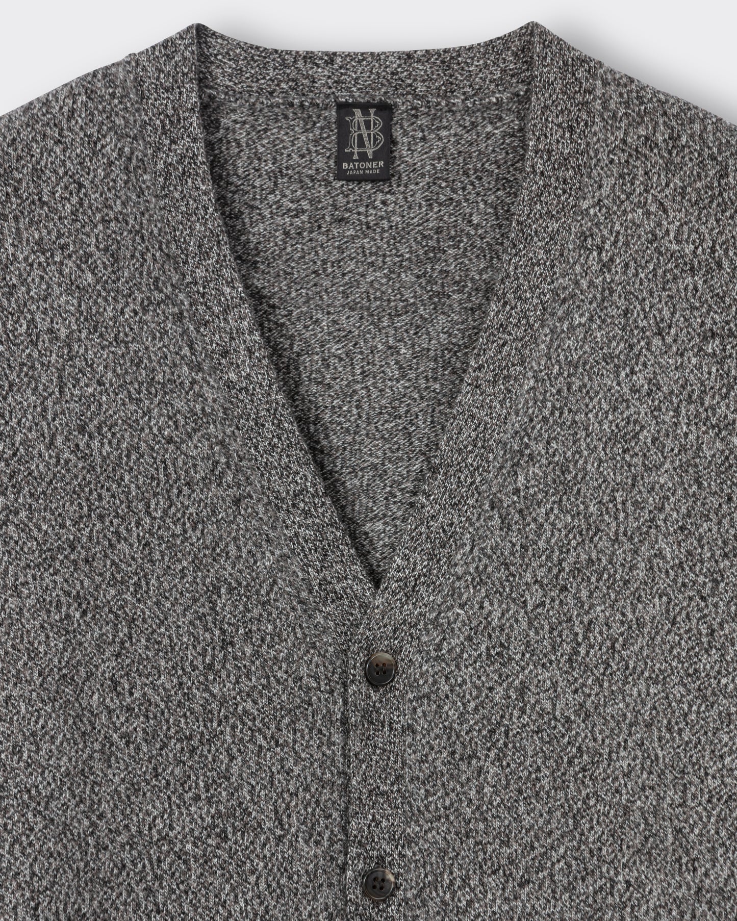 Cardigan en Cachemire : Marron Chiné