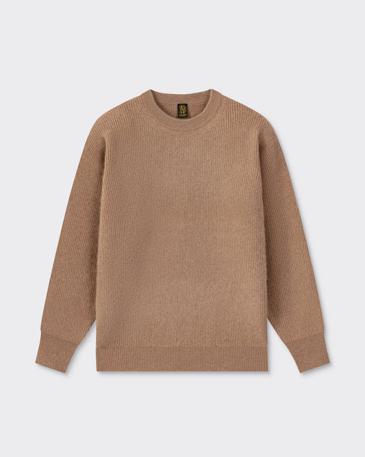 Alashan Cashmere Crewneck Sweater: Camel