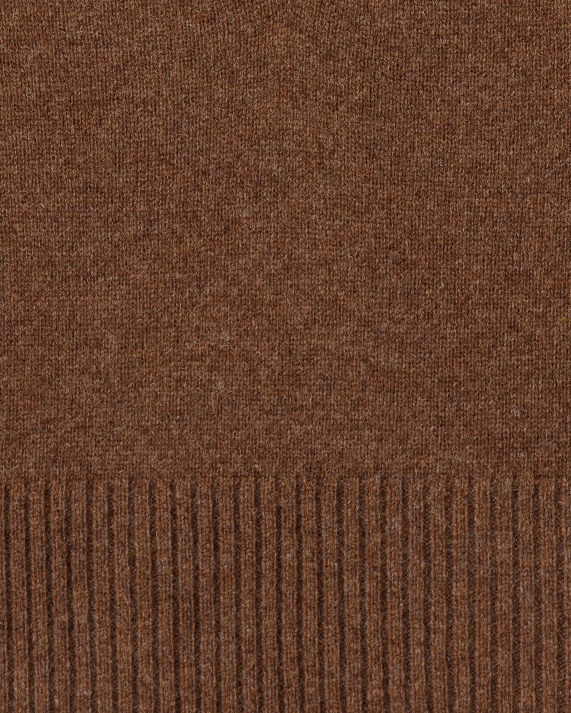 T.T Lot.520 Varsity Letterman Vest in brown wool and cashmere, back view