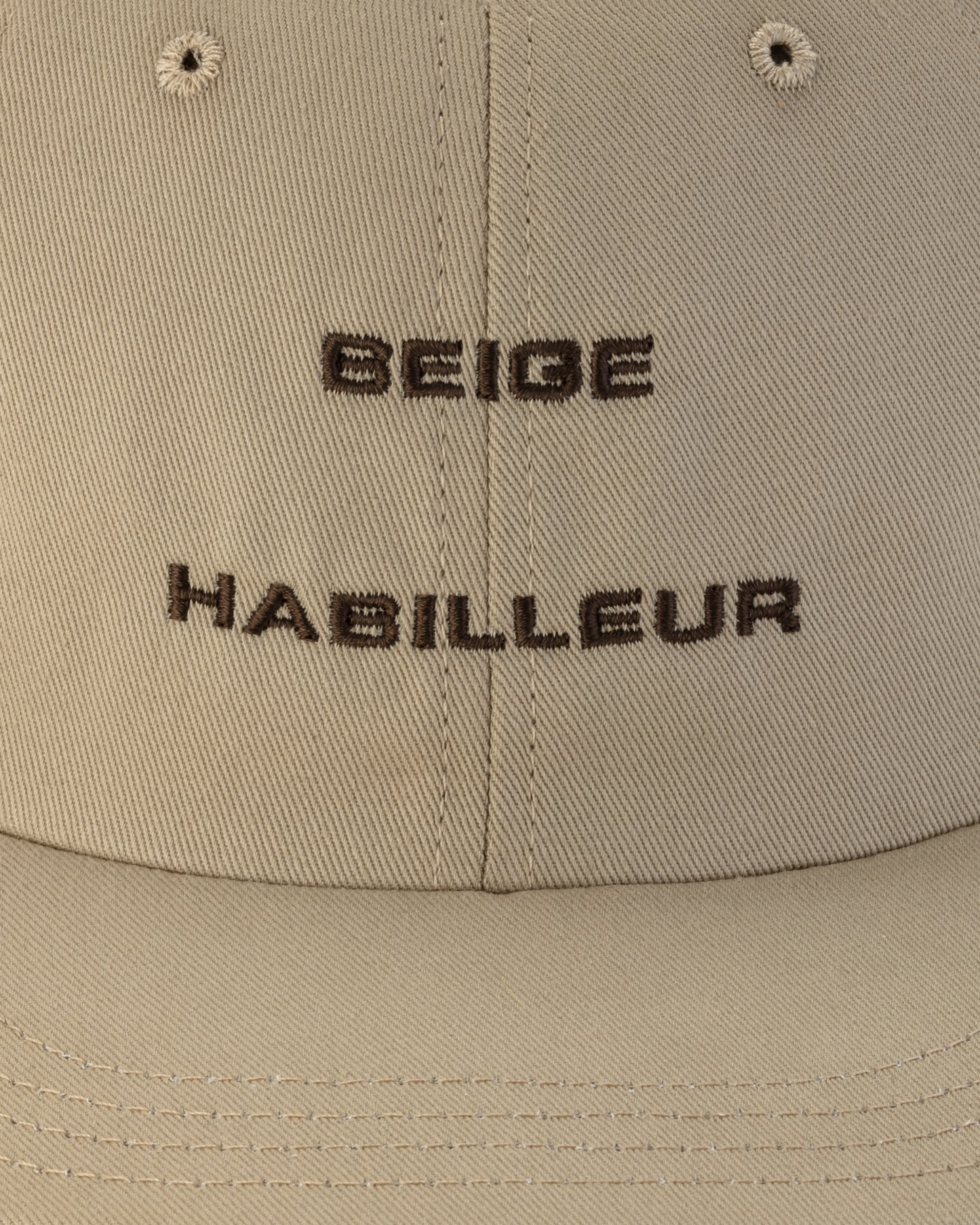 Casquette Baseball : Beige-Marron