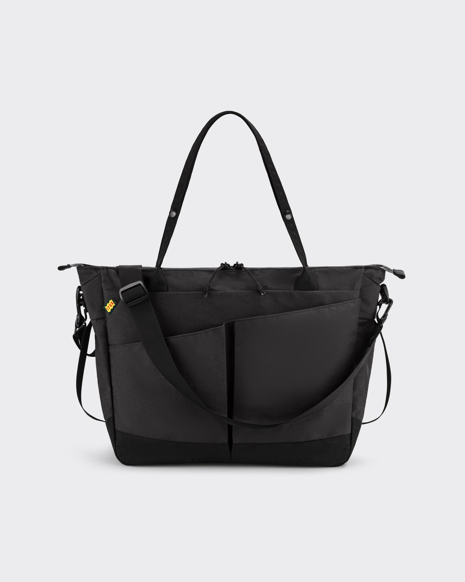 1733 Daily Tote 17.5L in charcoal X-Pac X11 canvas, back view, BEIGE HABILLEUR PARIS