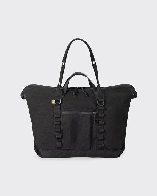 1733 Zip Tote 28L in black 1000D Cordura nylon, BEIGE HABILLEUR PARIS