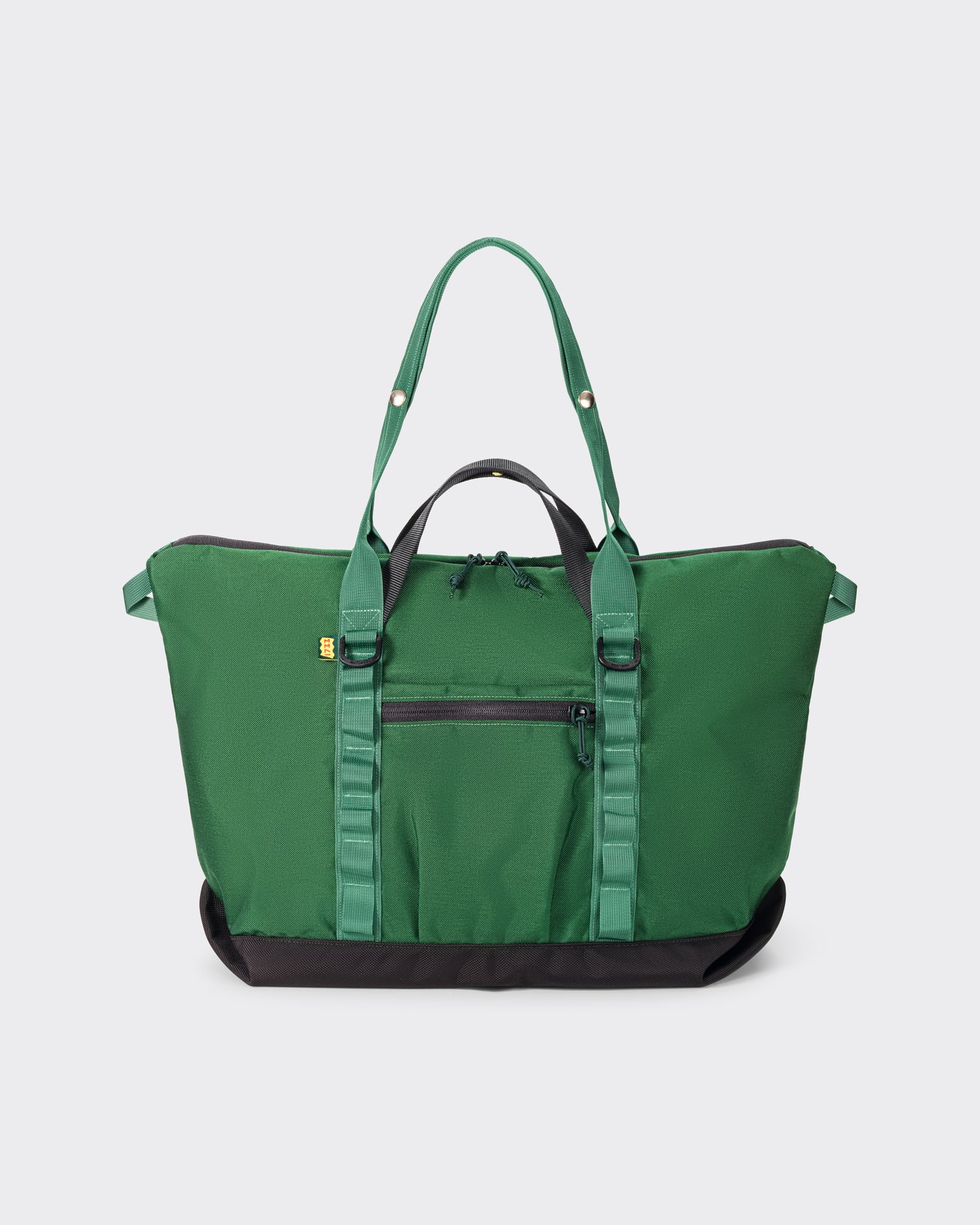 1733 Zip Tote 28L in forest green Cordura nylon, BEIGE HABILLEUR PARIS