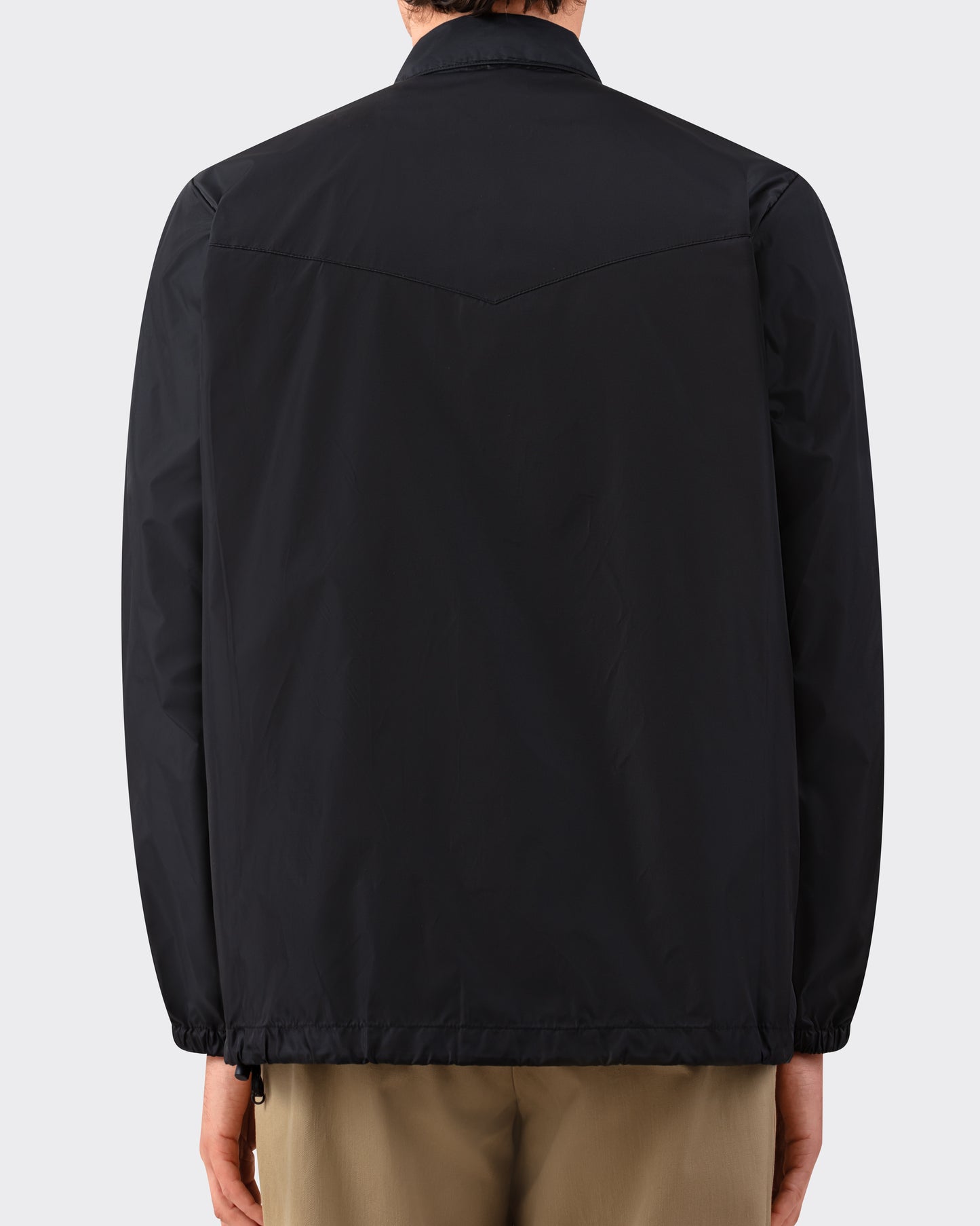 Wind Shirt Rocky Mountain nylon — Made in Japan - back view