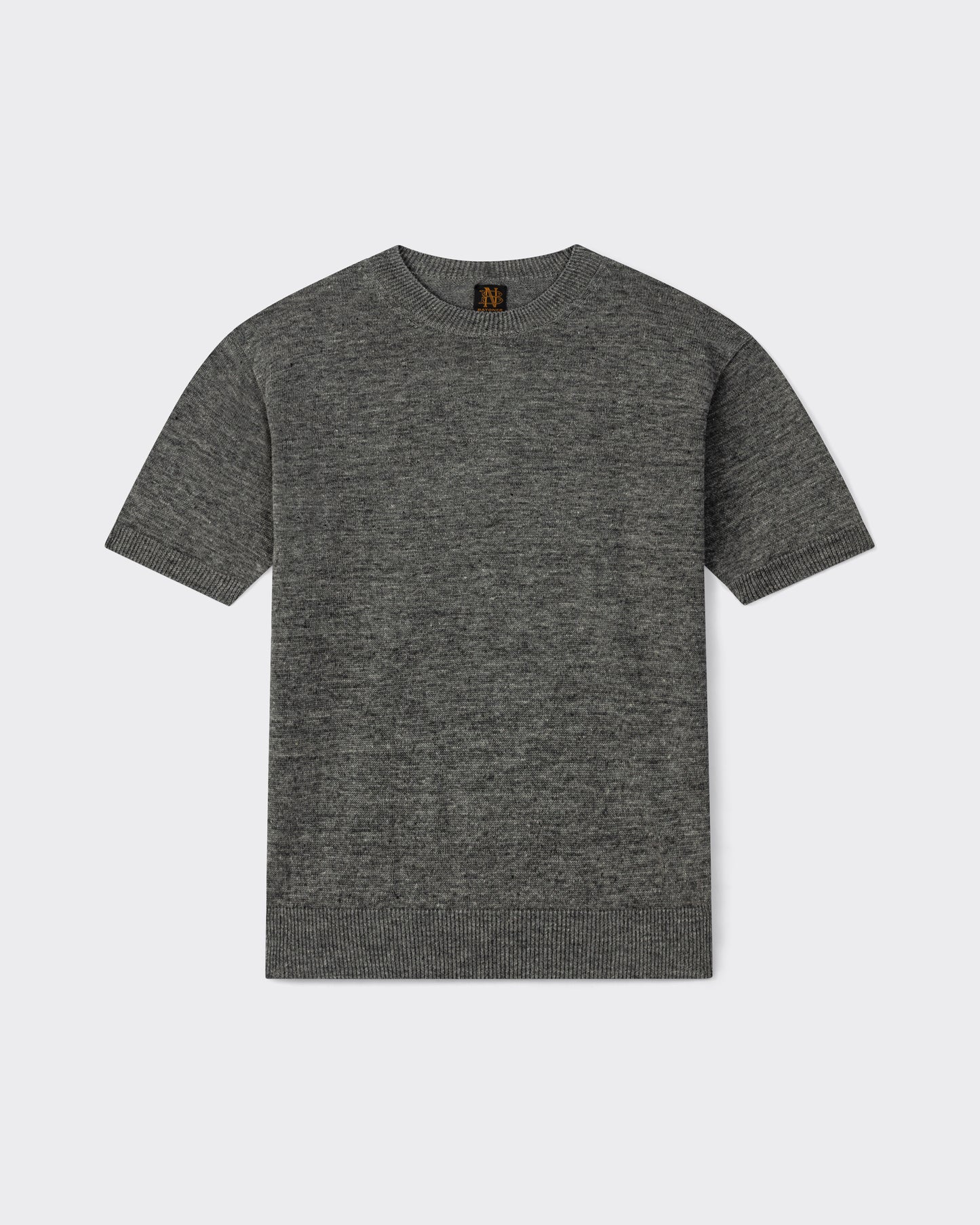 Washed Linen T-shirt : Heather Grey