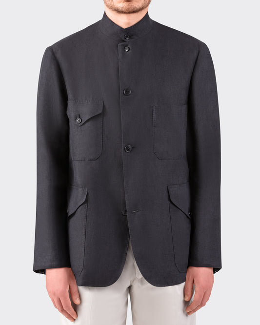 Veste Mod.4-A2 “Tropical Officer” en Lin : Noir